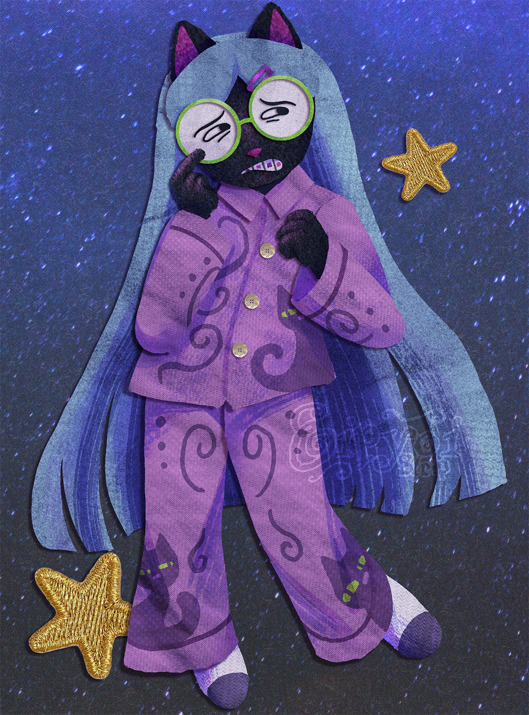 Artfight Attack on @FLUFFMARYKUDDLE - Whimspy 2026